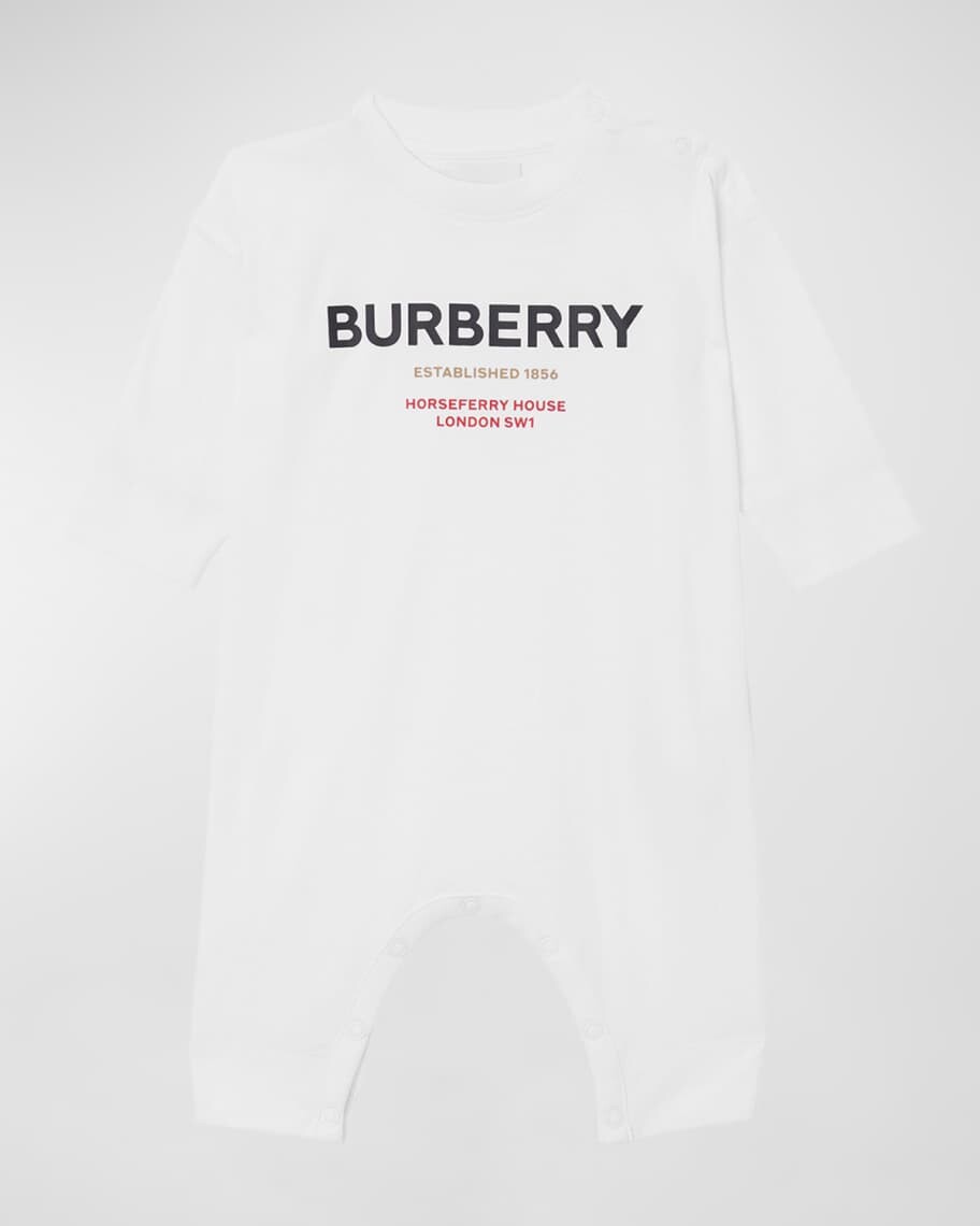 

Детский комбинезон Azari Tri Color с логотипом и принтом, размер для новорожденных-12M Burberry