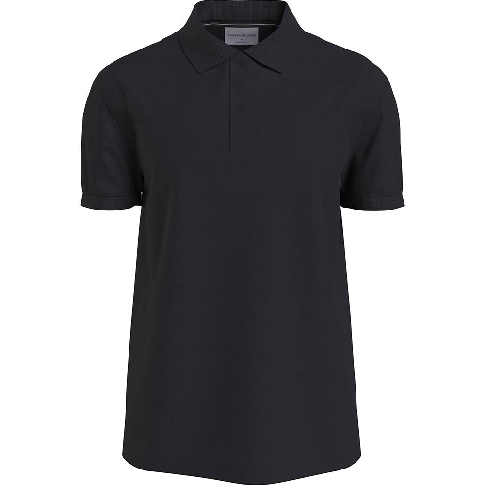 

Поло с коротким рукавом Calvin Klein Jeans Badge, черный