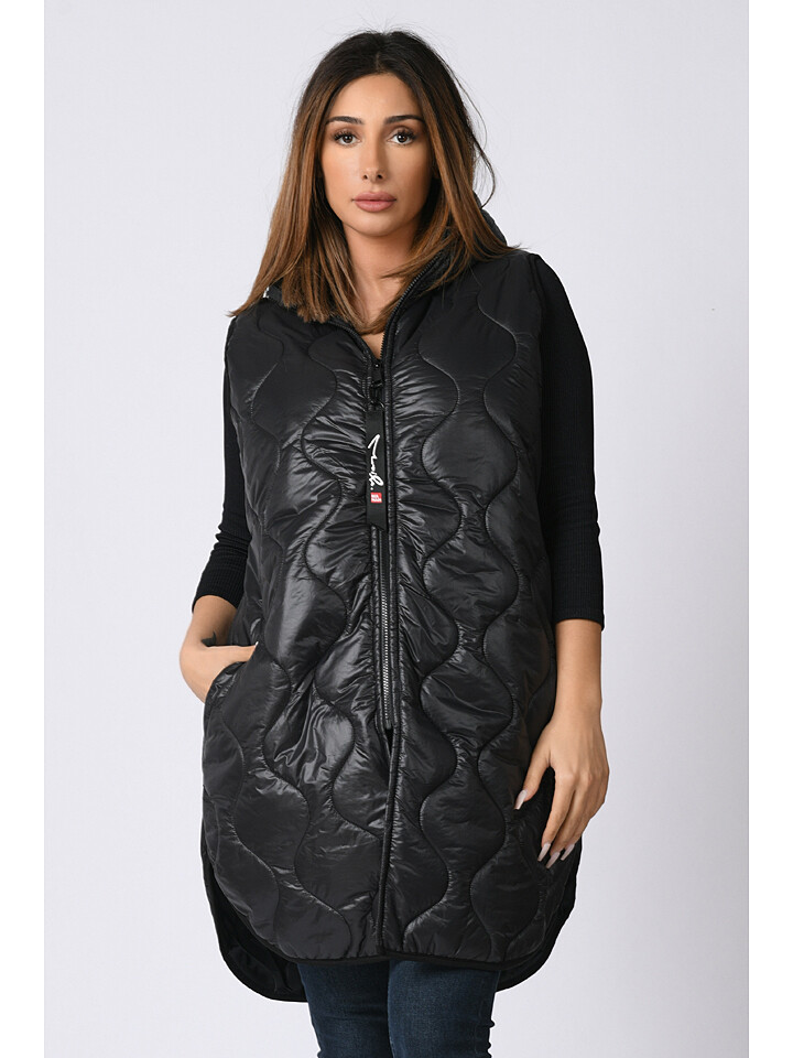 

Утепленный жилет Plus Size Company Haya, черный