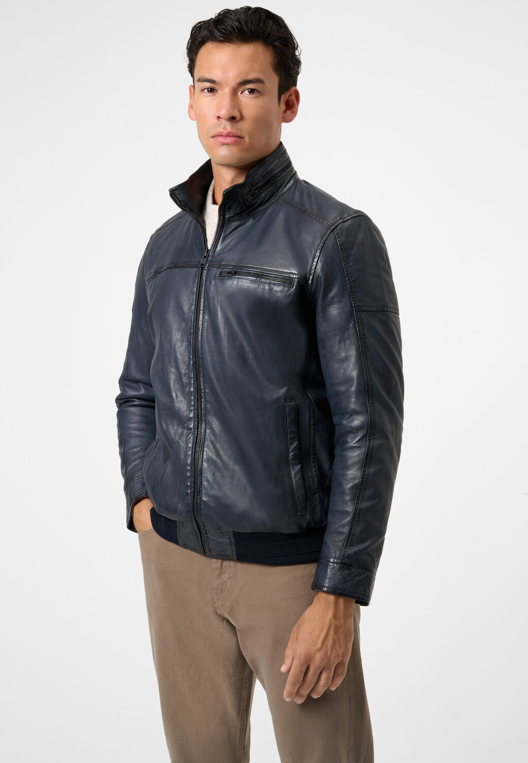 

Кожаная куртка Ricano Herren, цвет sportlichem Blau