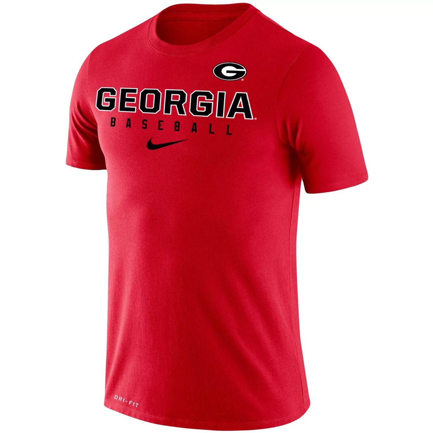 

Мужская красная футболка Georgia Bulldogs Baseball Legend Performance Nike, Красный