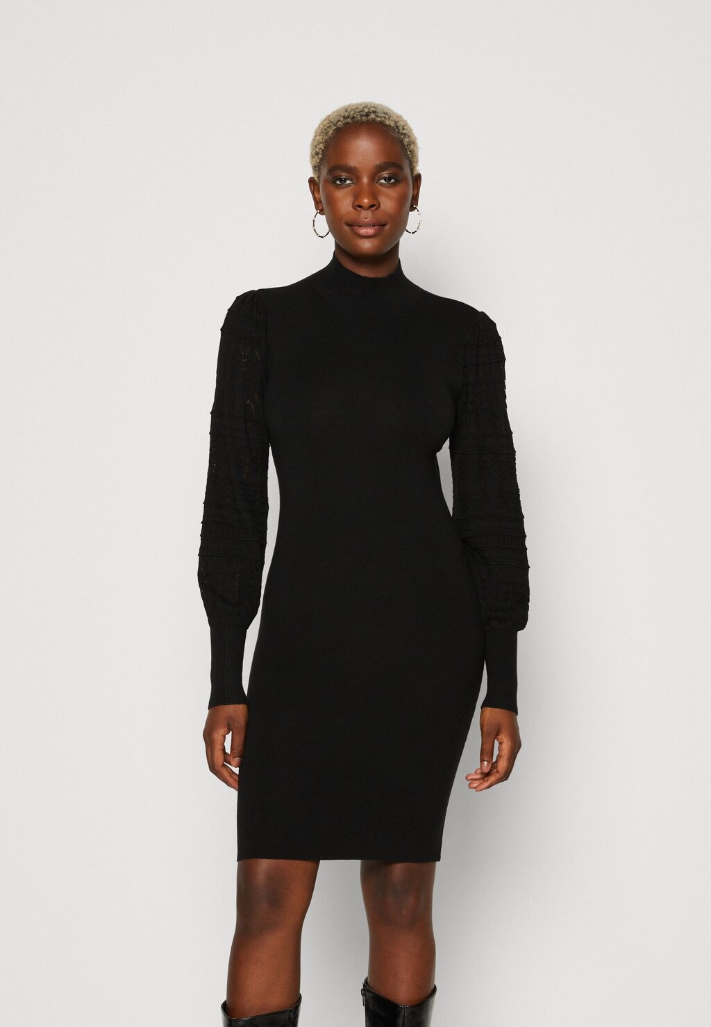 Платье Vero Moda VMFELIPA HIGHNECK DRESS, черный