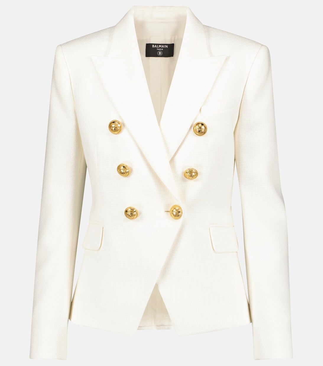 

Хлопковый блейзер BALMAIN, белый