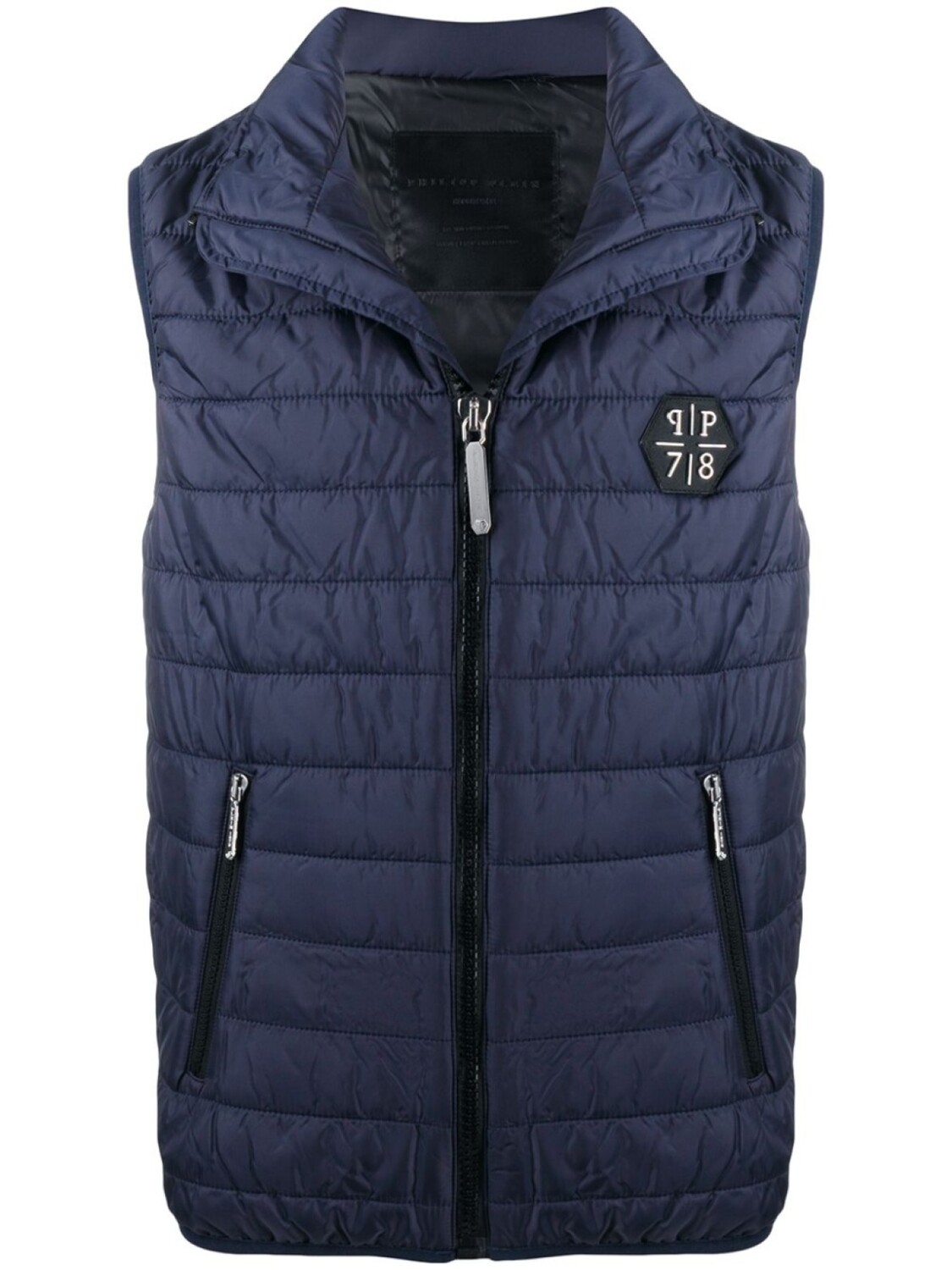 Дутый жилет Philipp Plein, синий