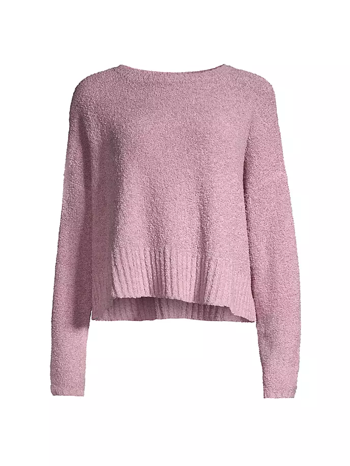 

Пуловер из фактурного хлопка Eileen Fisher, фиолетовый