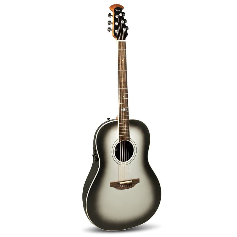 Акустическая гитара Ovation Ultra E-Acoustic Guitar 1516SSM Mid/Non-Cutaway, Silver Shadow