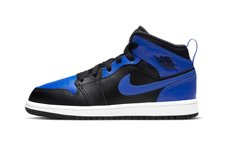 

(BP)Air Jordan 1 Mid Hyper Royal Синий/Черный
