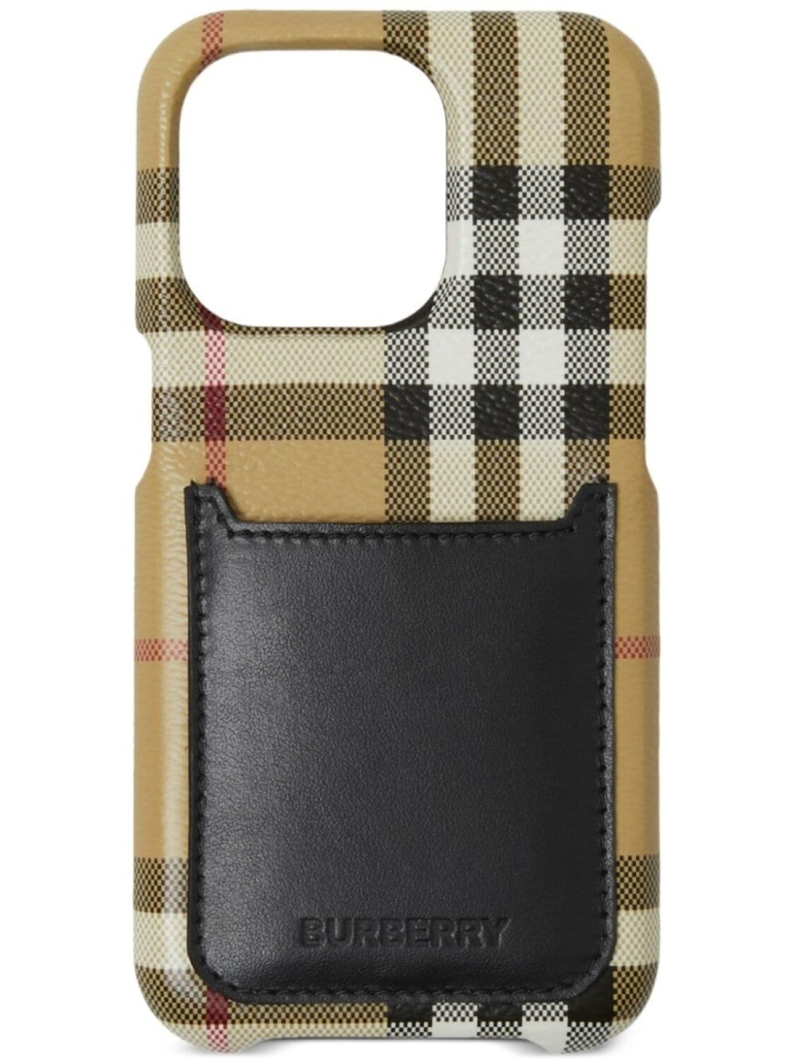 

Burberry чехол для iPhone 14 Pro с принтом, нейтральный цвет