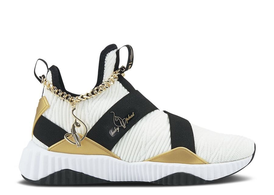 

Кроссовки Puma Baby Phat X Wmns Defy Mid 'White Black Gold', белый