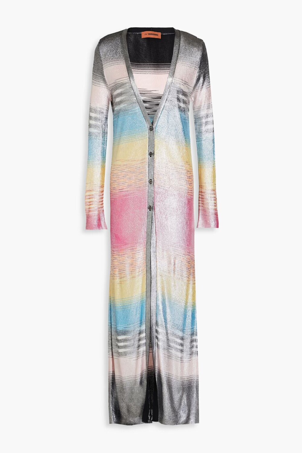 

Вязаный кардиган цвета металлик космического цвета Missoni, антрацит