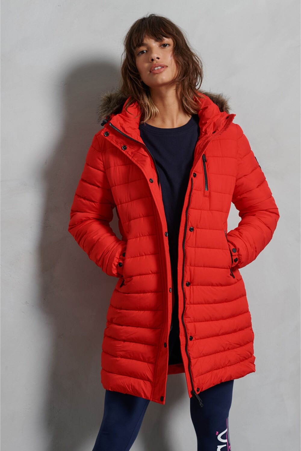 

Куртка Супер Фудзи Superdry, красный