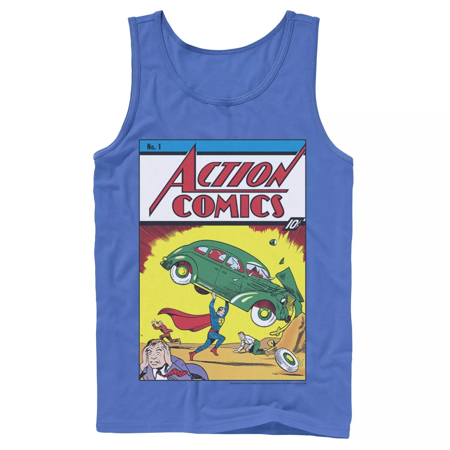 

Мужская футболка DC Comics Superman No.1 Comic Cover Tank