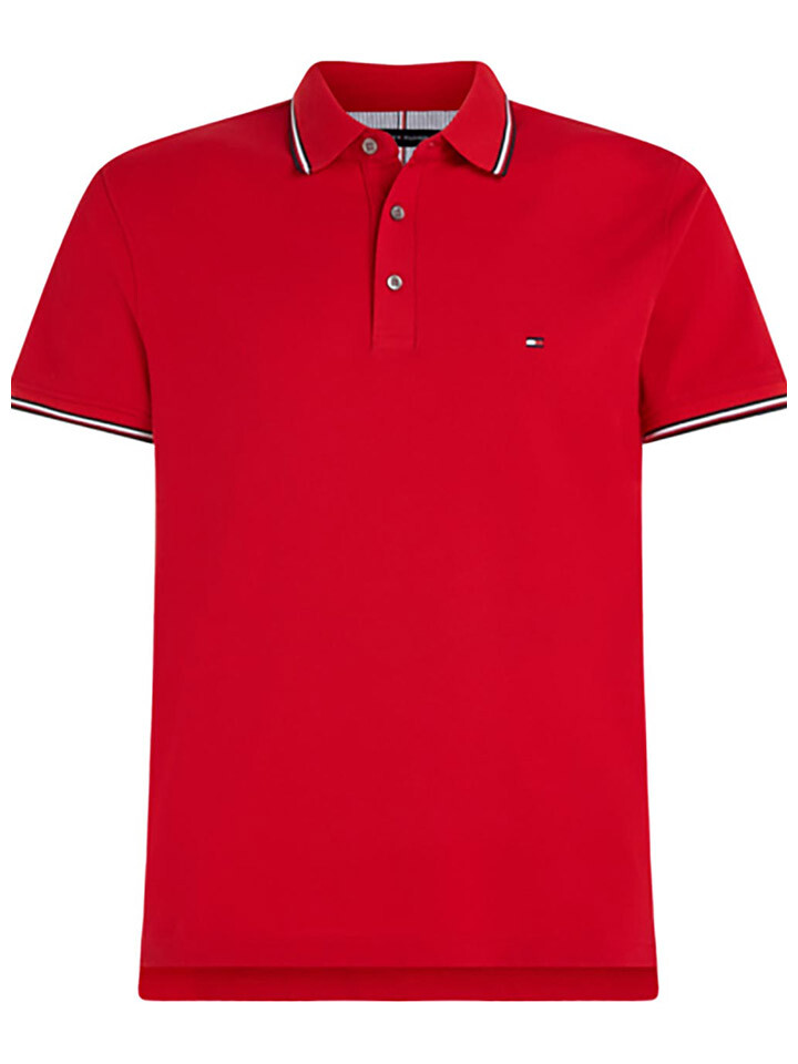 

Поло Tommy Hilfiger, красный