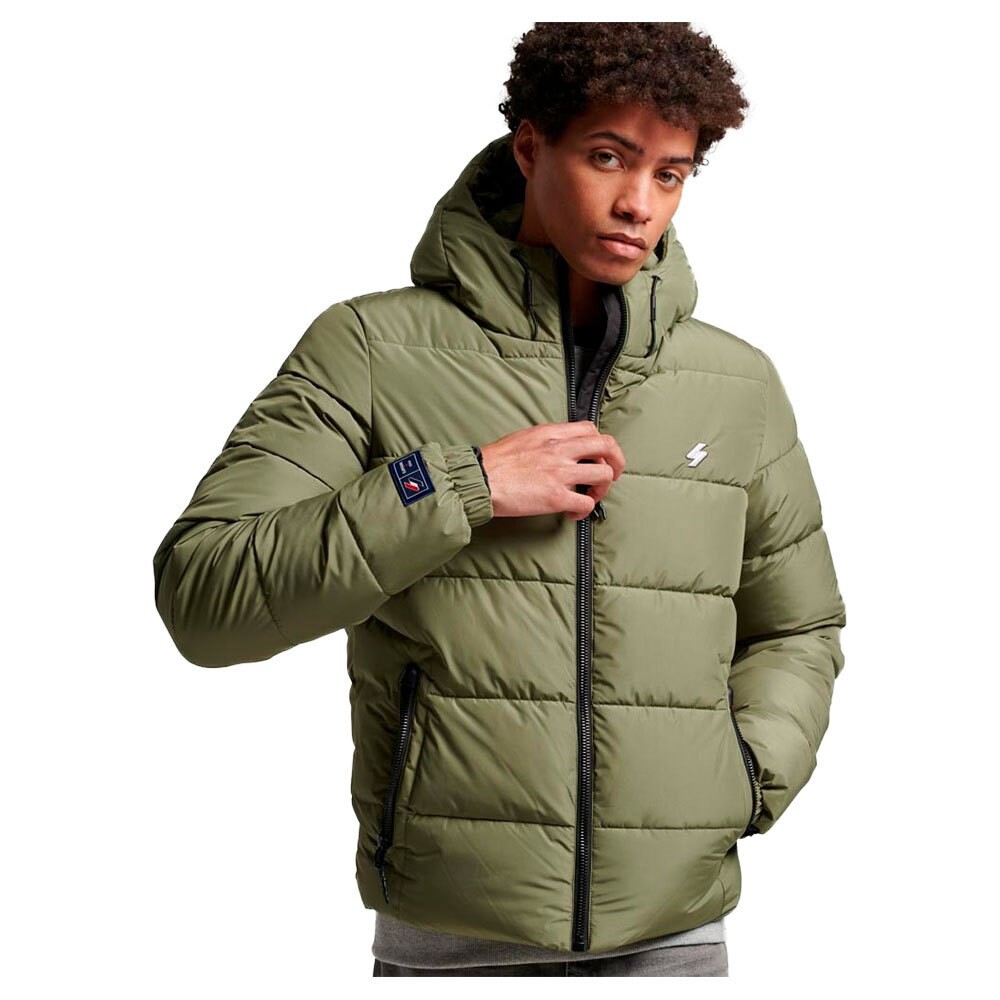 

Куртка Superdry Sports Puffer, зеленый