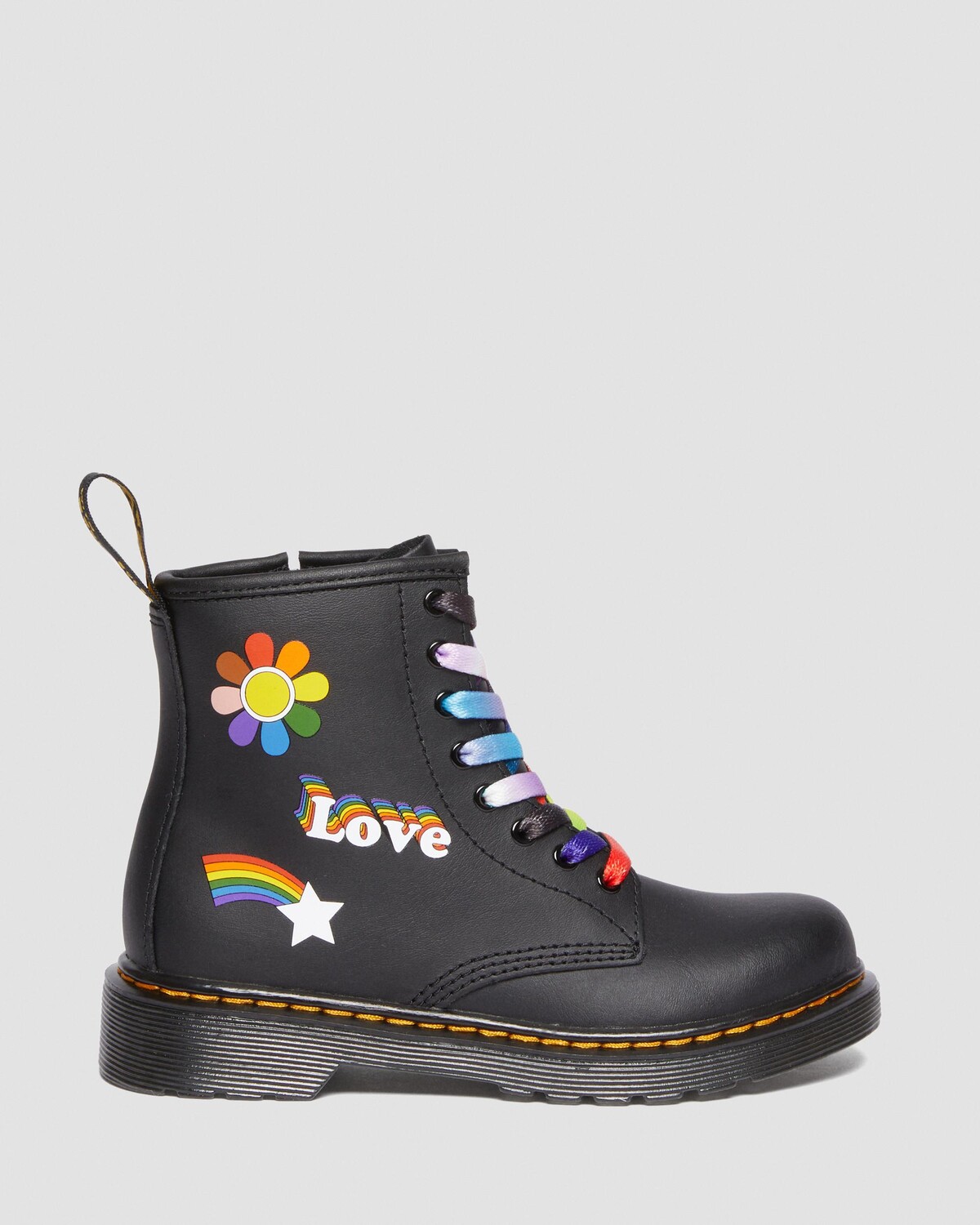 

Кожаные ботинки на шнуровке Junior 1460 For Pride Dr. Martens
