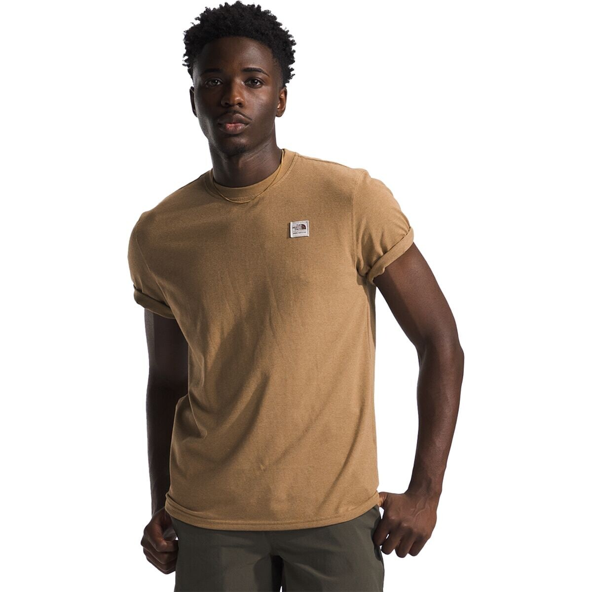 

Футболка с нашивкой heritage The North Face, цвет utility brown heather