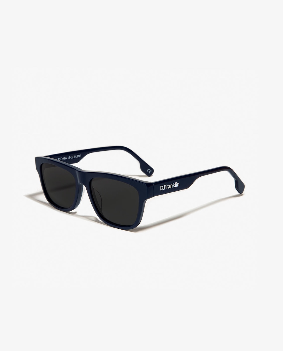 Синие квадратные солнцезащитные очки-унисекс D.Franklin с градиентными линзами D.Franklin, синий rixos gulf hotel doha