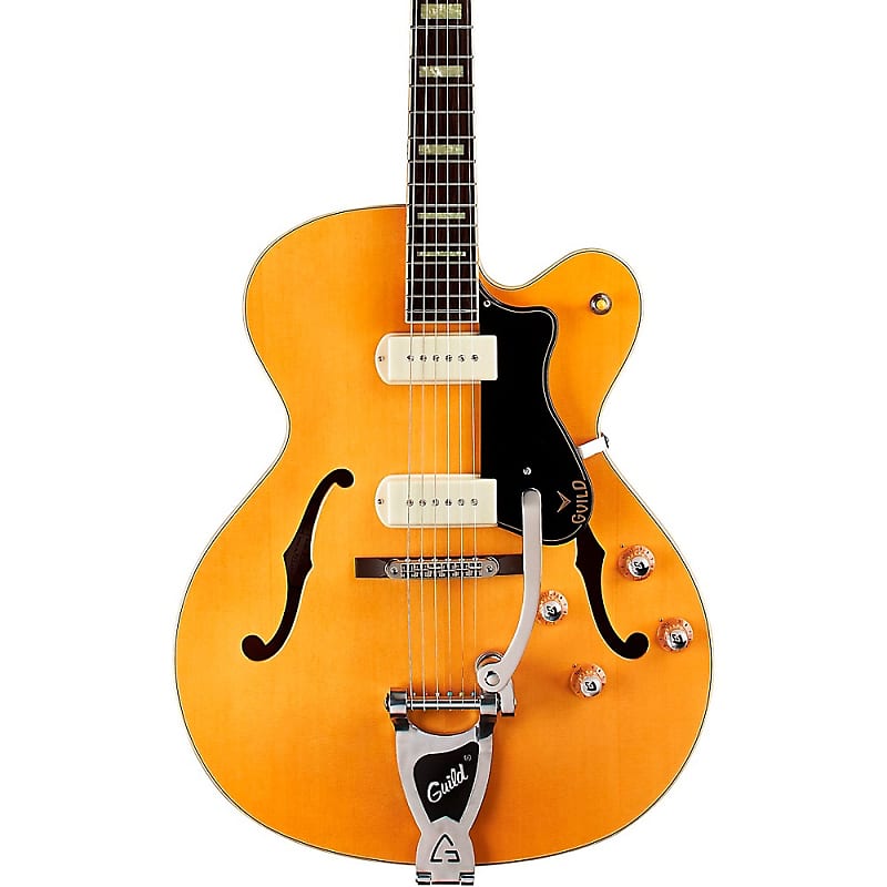 

Электрогитара Guild X-175B Manhattan Hollowbody Archtop Electric Guitar With Vibrato Tailpiece Blonde