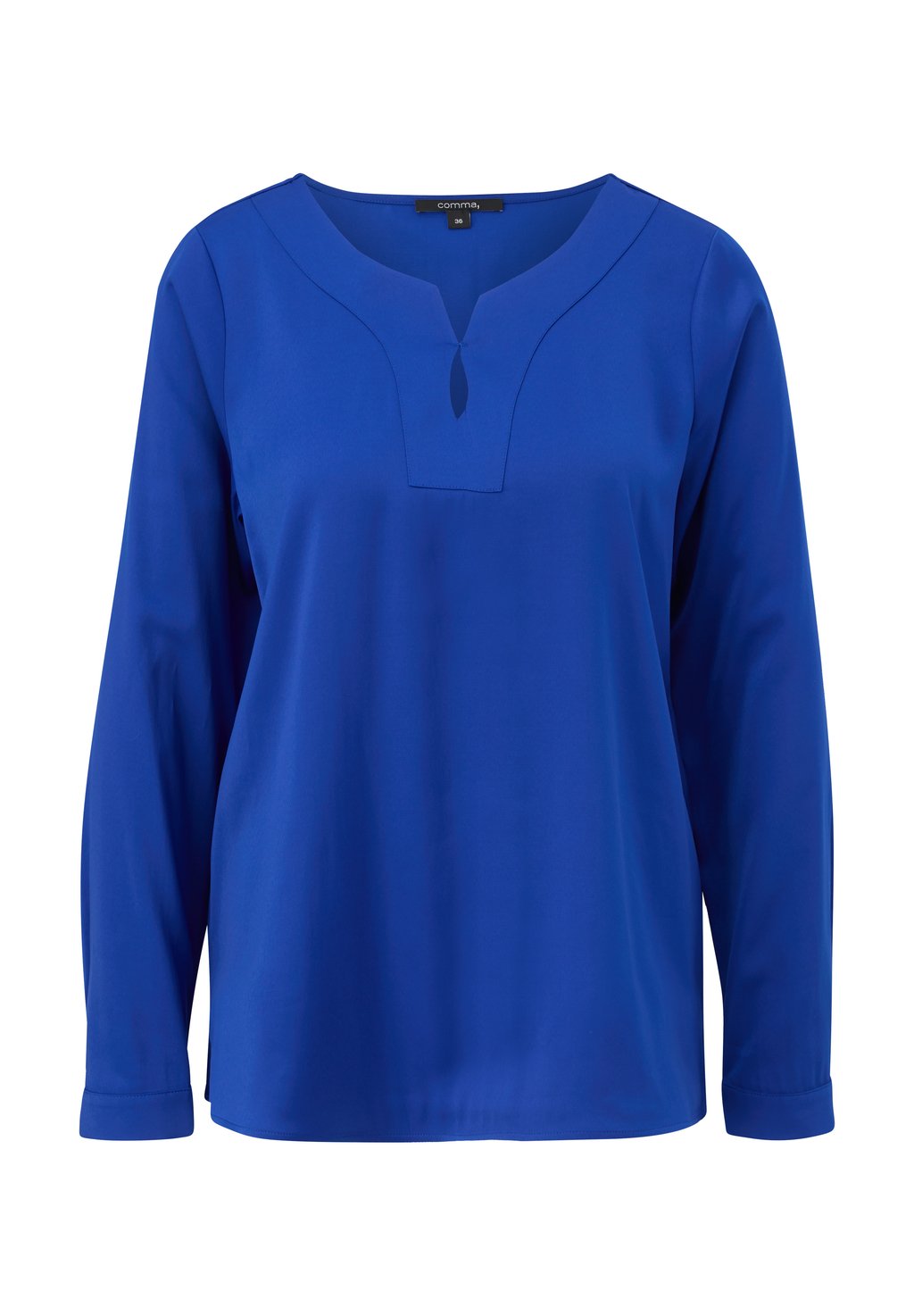 Блузка MIT-AUSSCHNITT comma, цвет ozeanblau