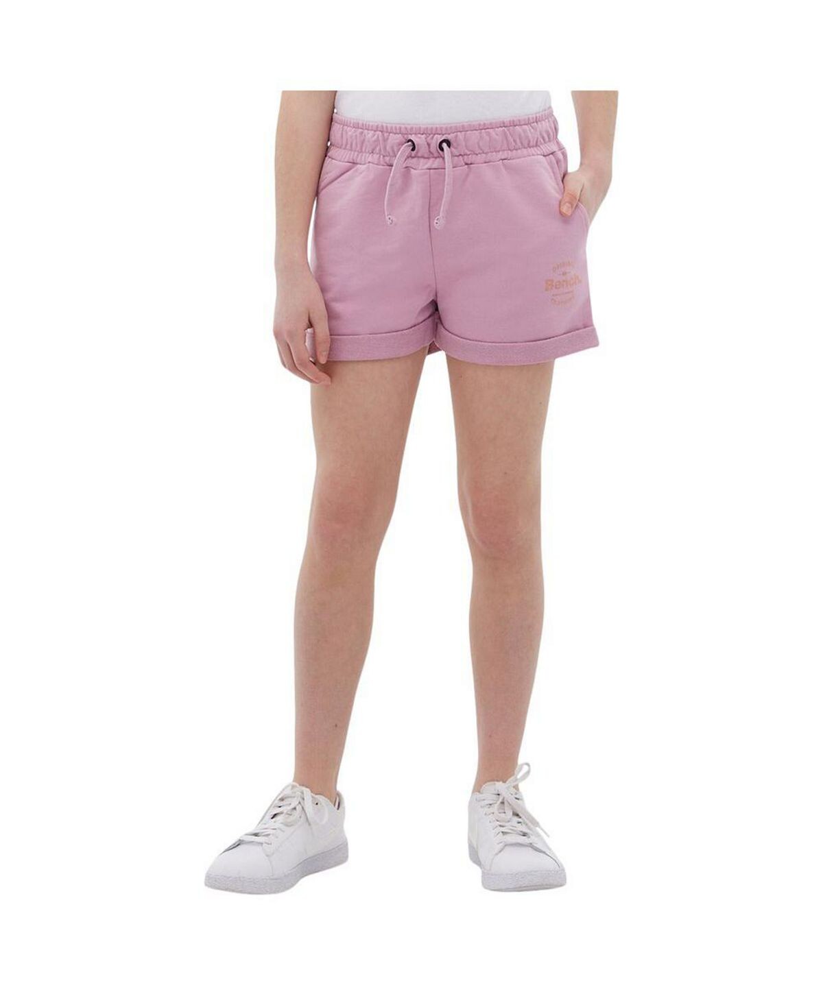 

Флисовые шорты с блестками для девочек Child в цвете Mauve Bench
