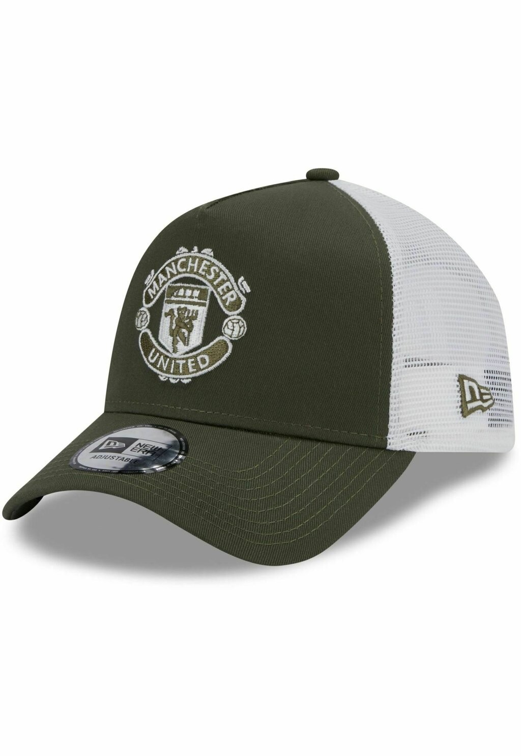 Бейсболка TRUCKER MANCHESTER UNITED New Era, цвет olive бейсболка new era 12503527 manchester united epl размер 56