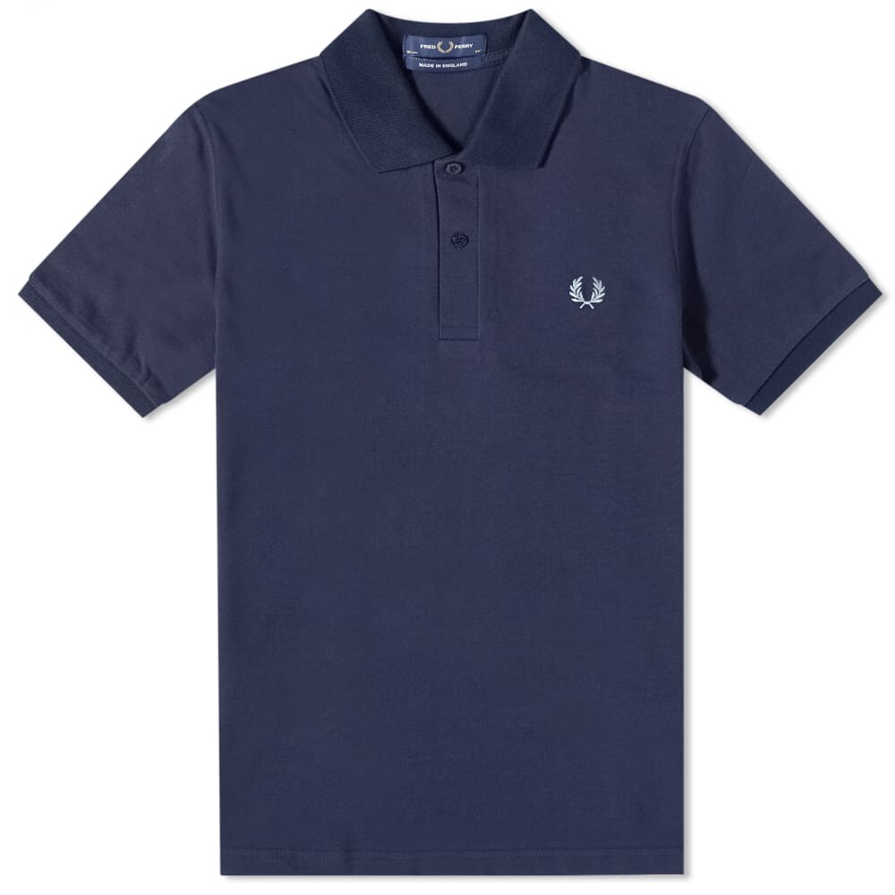 Однотонная футболка-поло Fred Perry Original однотонная футболка поло fred perry original