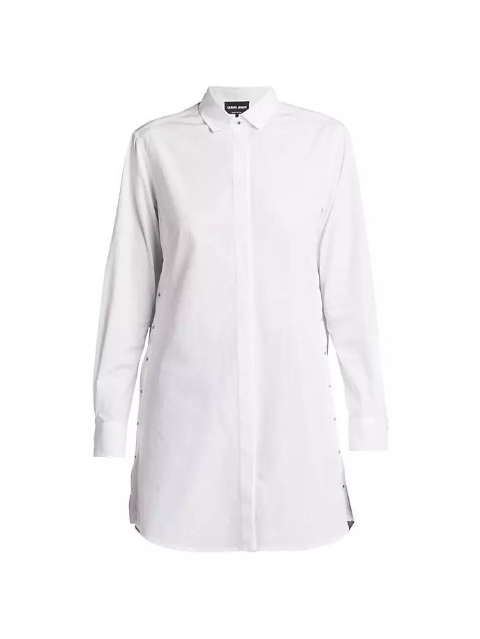 

Туника из хлопкового поплина Giorgio Armani, белый