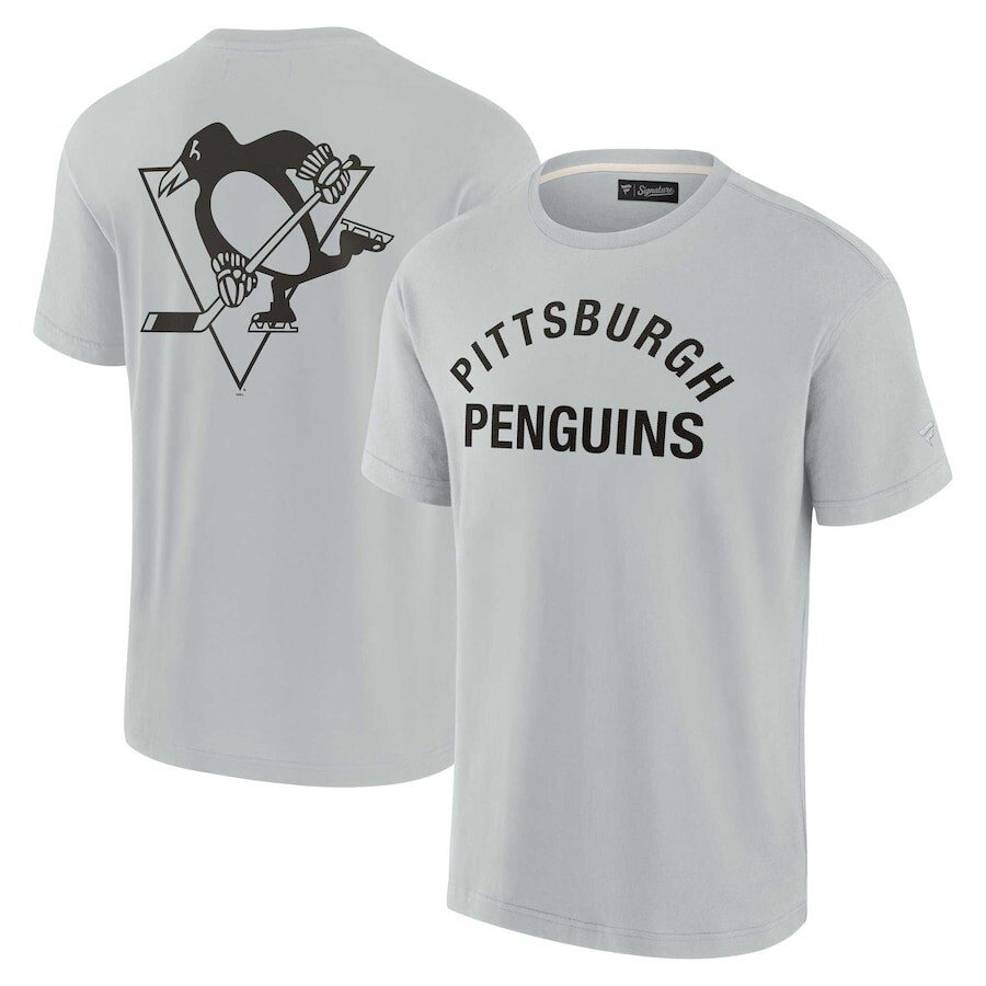 

Футболка с коротким рукавом Fanatics Signature Pittsburgh Penguins, серый