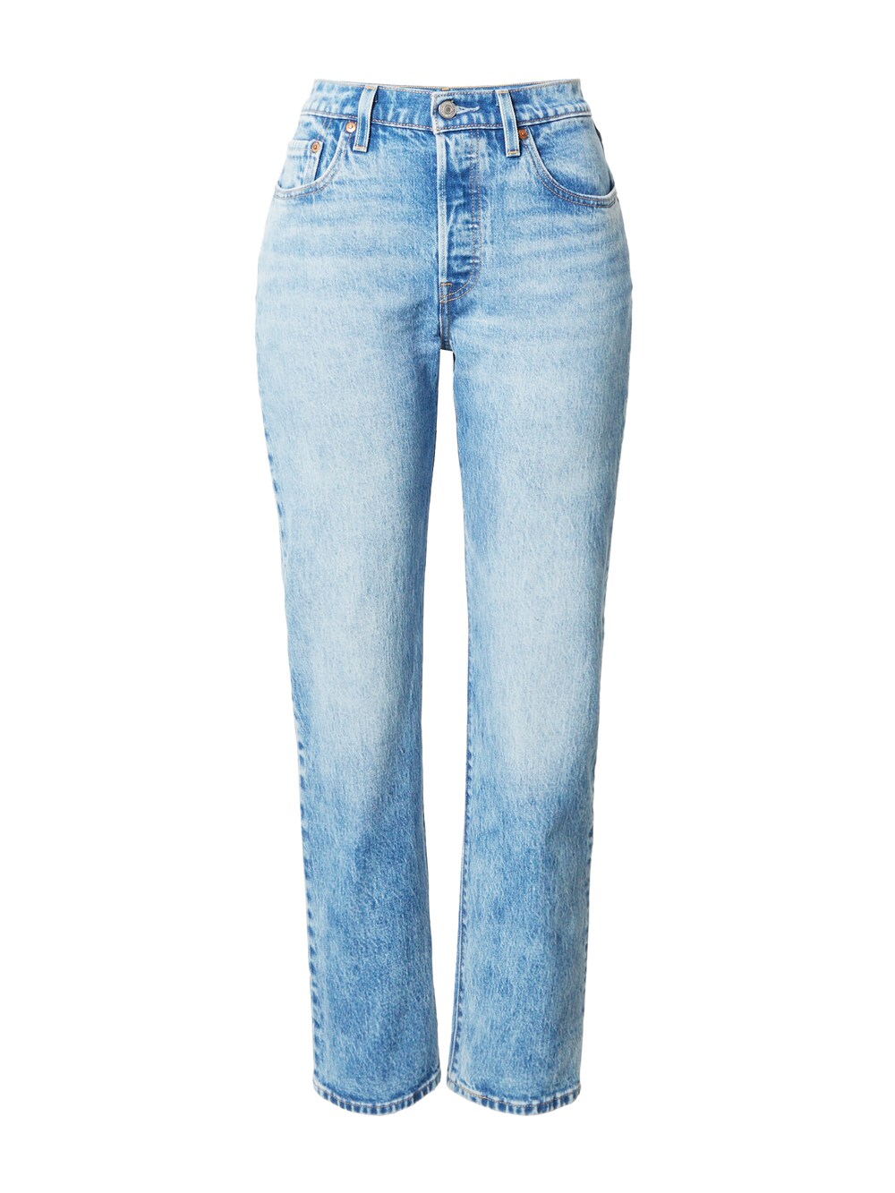 Зауженные джинсы LEVIS 501, светло-синий зауженные джинсы ombre светло синий