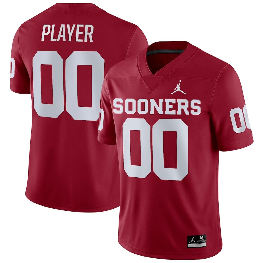 

Джерси Jordan Brand Oklahoma Sooners, малиновый