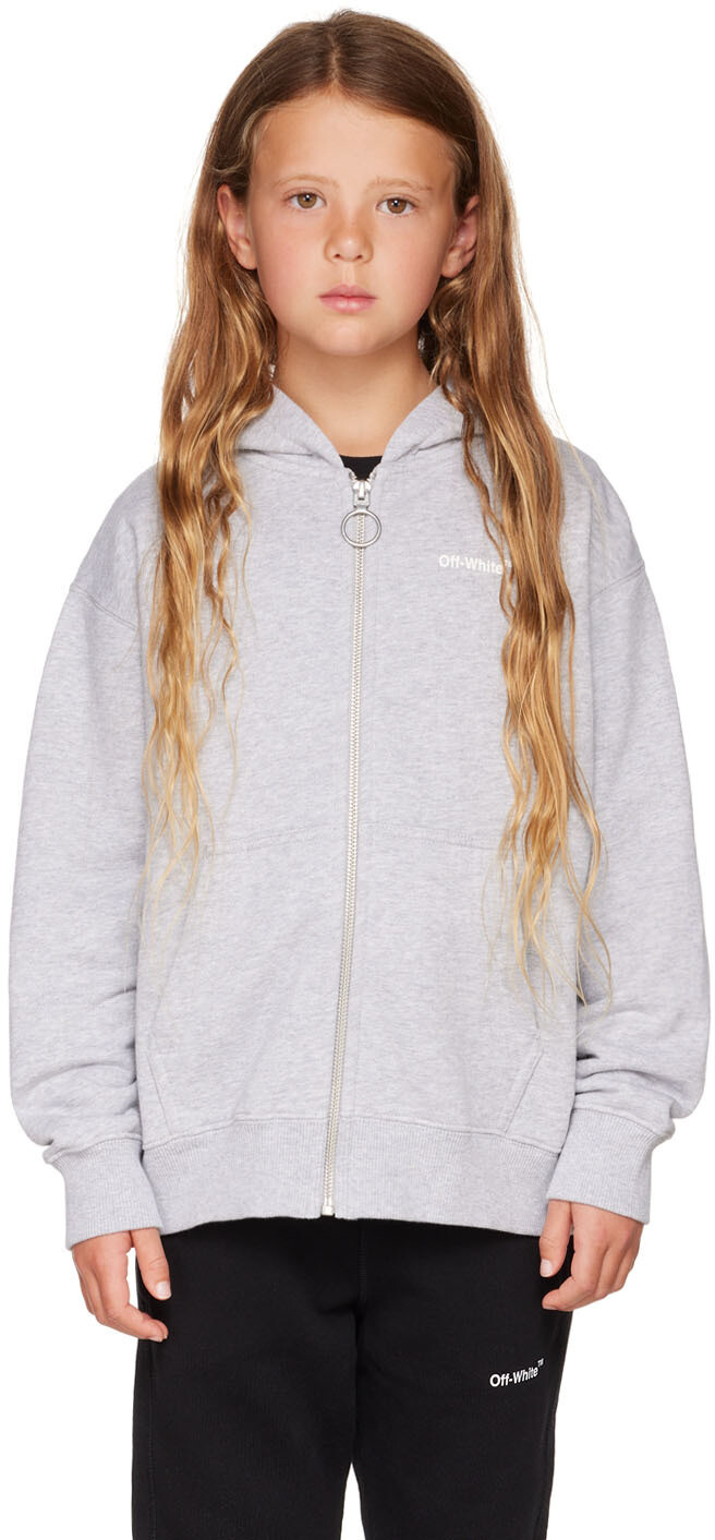 

Толстовка Kids Grey Monster Arrow Меланж серый Off-White