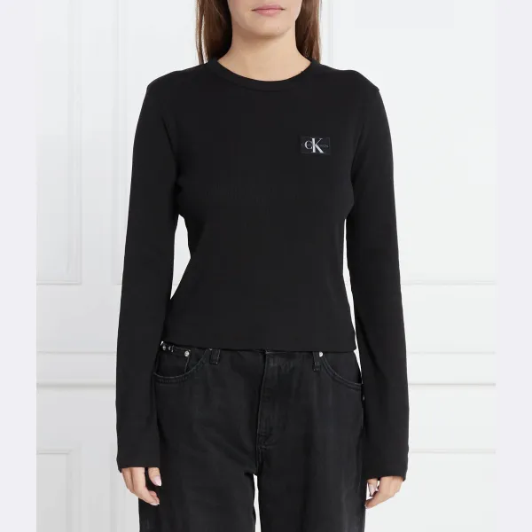 

Блузка стандартного кроя Calvin Klein, черный