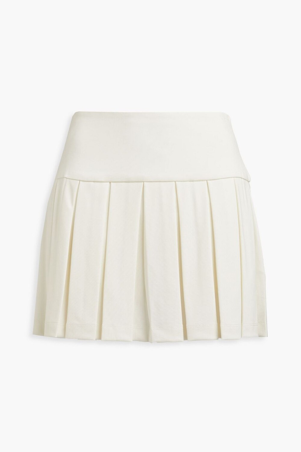 

Мини-юбка Emilie со складками из эластичного джерси ALICE + OLIVIA, белый