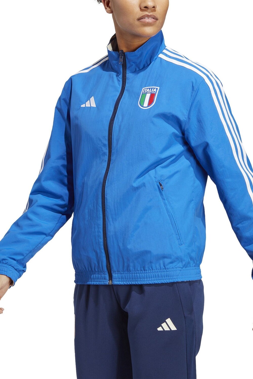 

Итальянская куртка с мотивом гимна Adidas adidas, синий