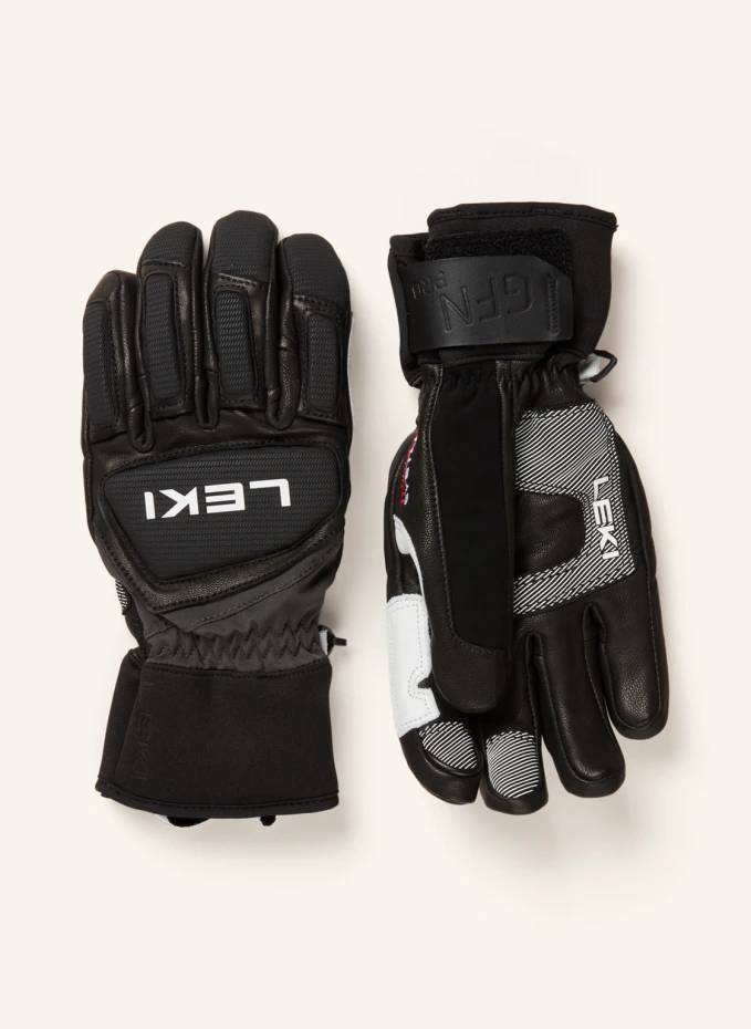 Лыжные перчатки griffin pro 3d Leki, черный