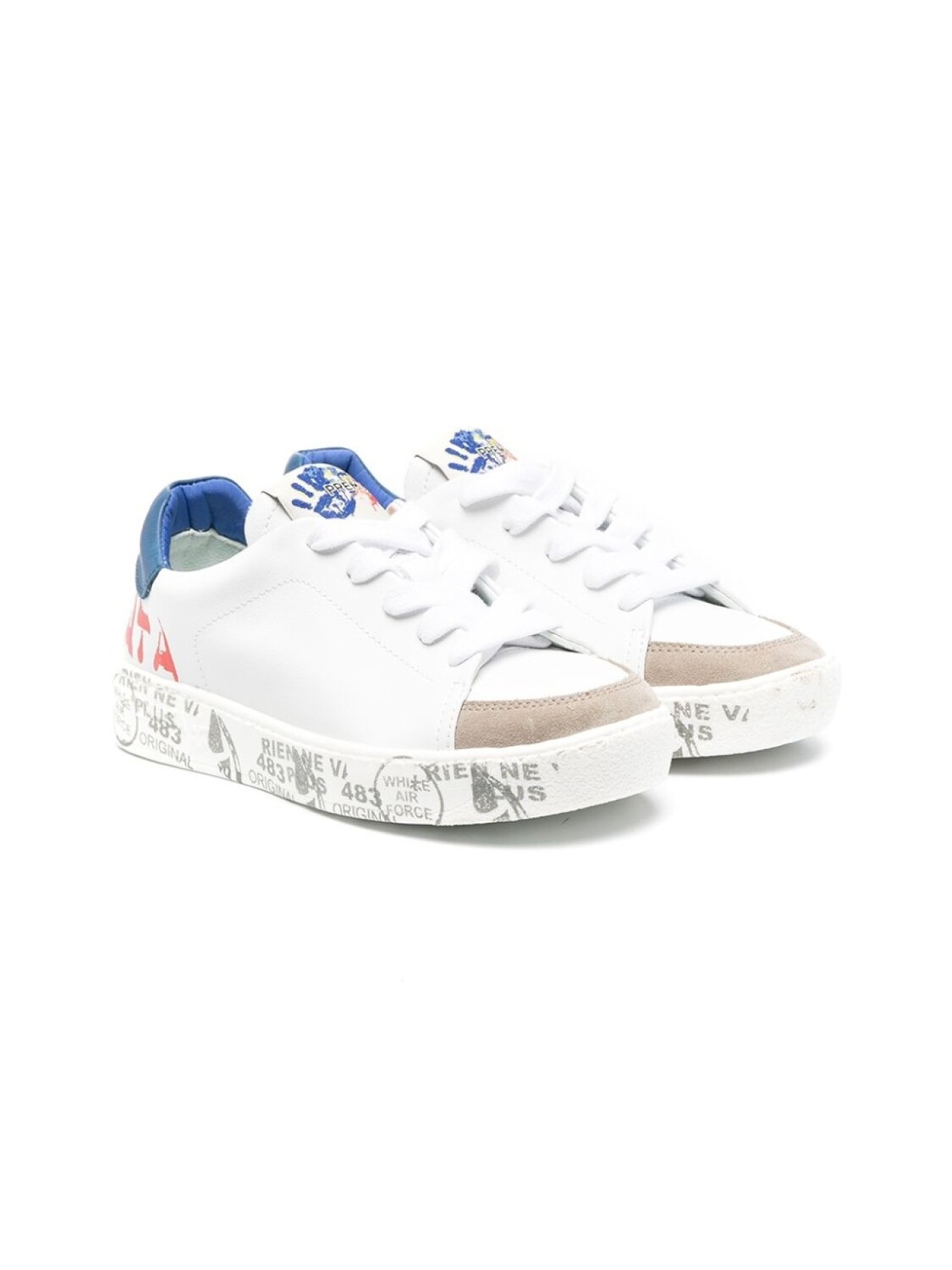 

Premiata кеды Charlie на шнуровке, белый