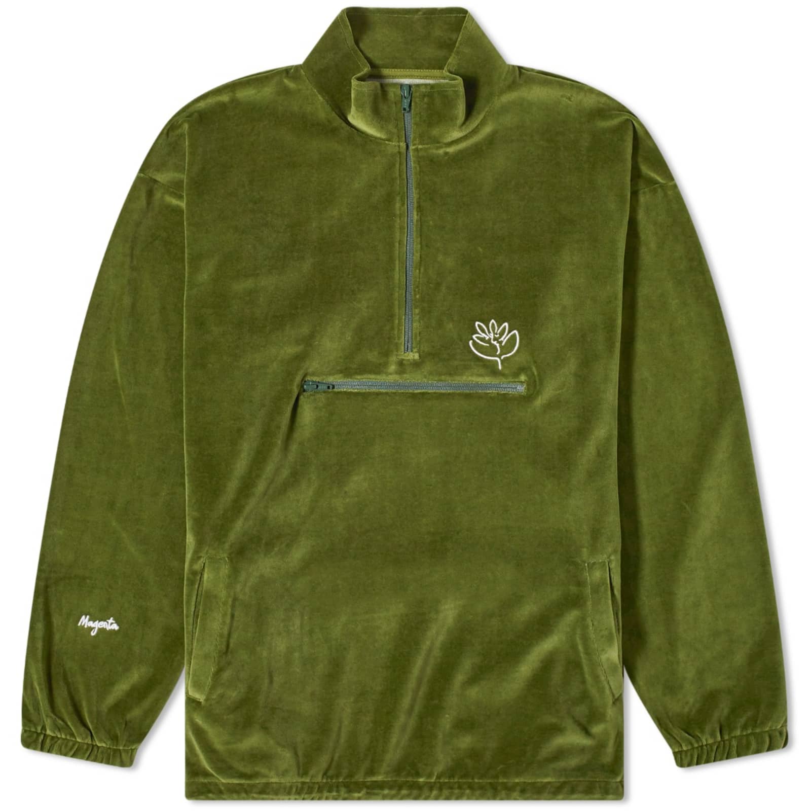 Куртка Magenta Dimanche Velour Half Zip, цвет Forest Green брош э гипербола с половиной