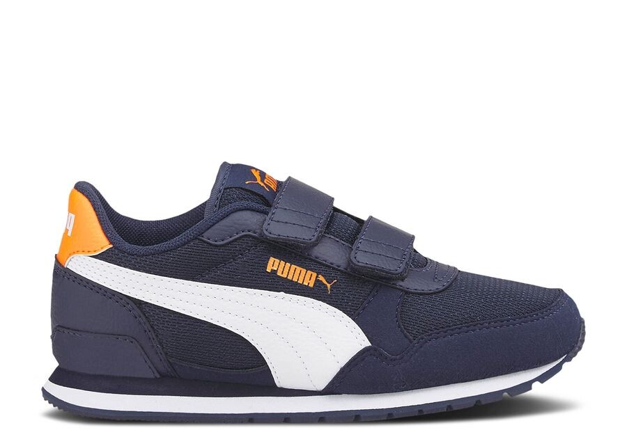

Кроссовки Puma St Runner V3 Mesh V Little Kid 'Peacoat Vibrant Orange', синий