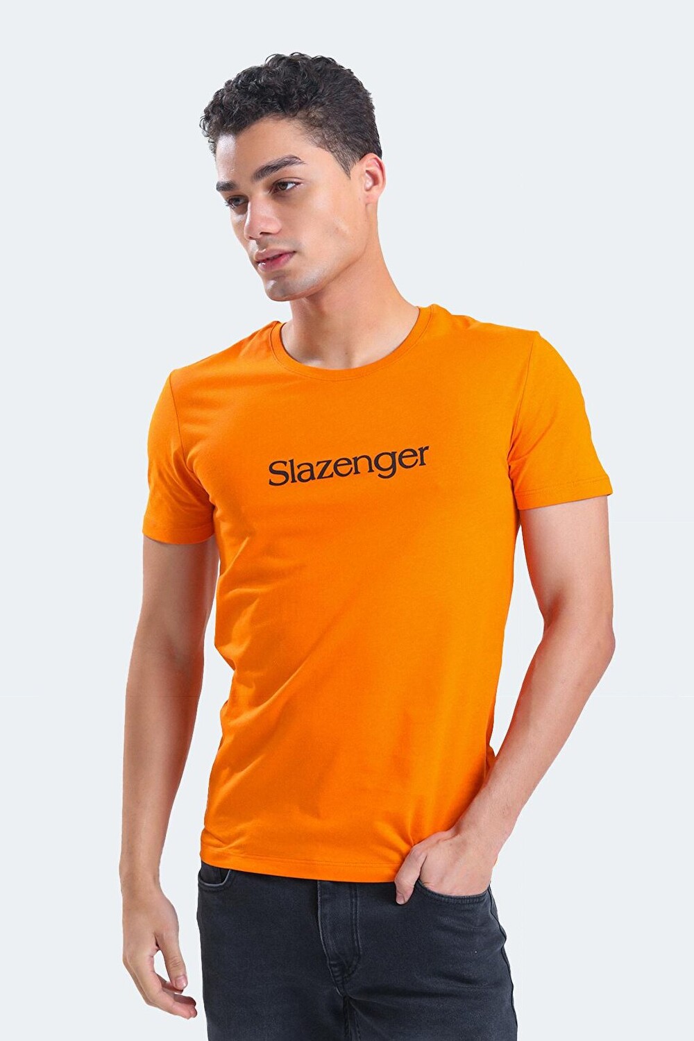 

SABE I Мужская футболка оранжевая SLAZENGER, Оранжевый
