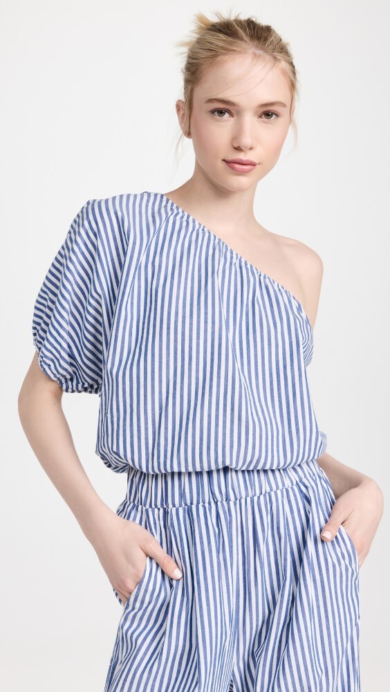 

Топ Stateside Stripe Poplin Shoulder