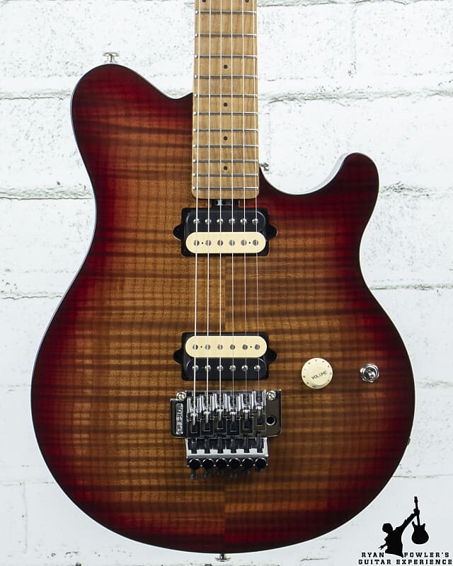 

Электрогитара Ernie Ball Music Man Axis Roasted Amber Flame W/ Case