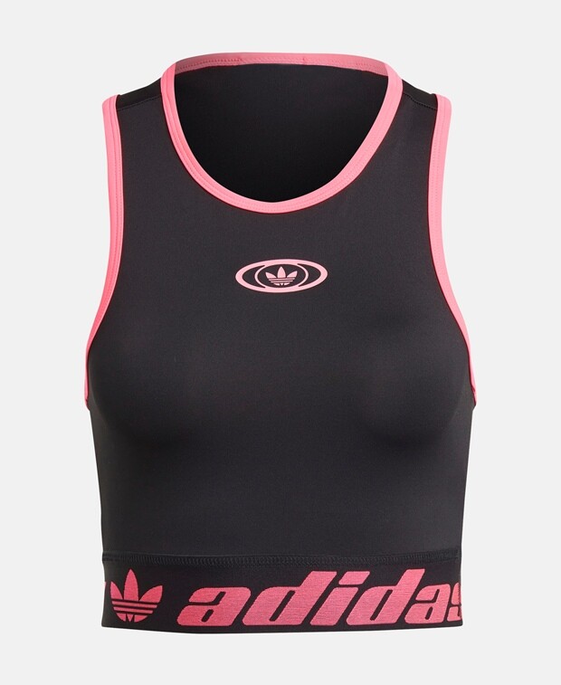 

Укороченный топ adidas, черный