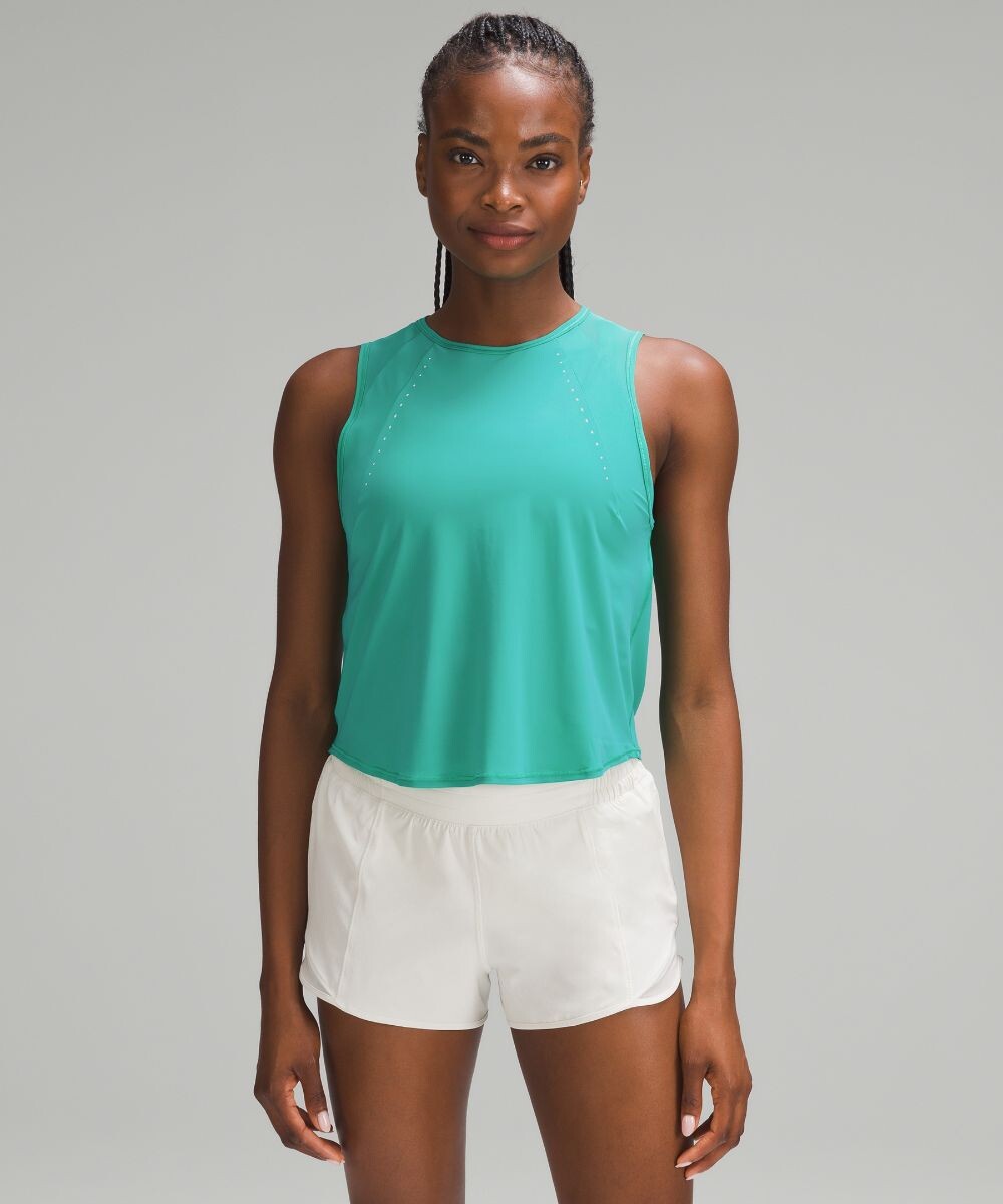 

Укороченная майка Sculpt Lululemon, зеленый