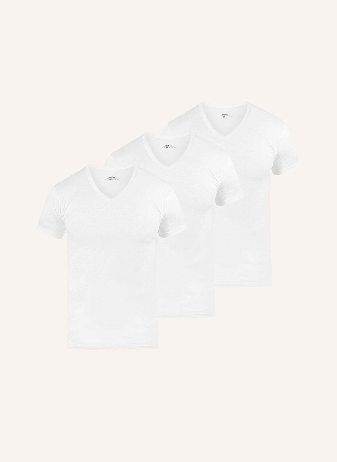 

Футболка SNOCKS T Shirt mit V-Ausschnitt, белый