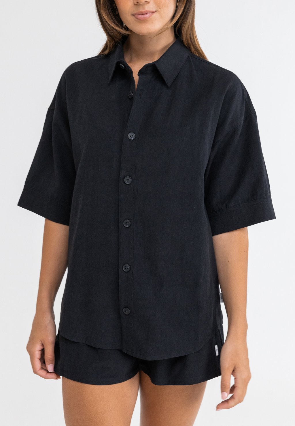 Блузка-рубашка CLASSIC LOUNGE Rhythm, цвет black