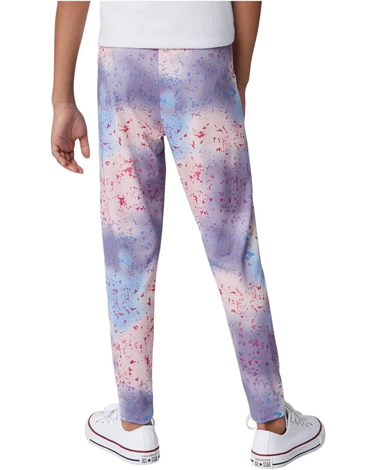 Брюки Converse All Over Print High-Rise Leggings, цвет Storm Pink брюки converse all over print foil high rise leggings цвет himalayan salt