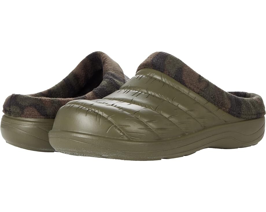 

Сабо SKECHERS Foamies Cozy Camper Puffer Clog w/ Camo Print Lining, цвет Olive Multi