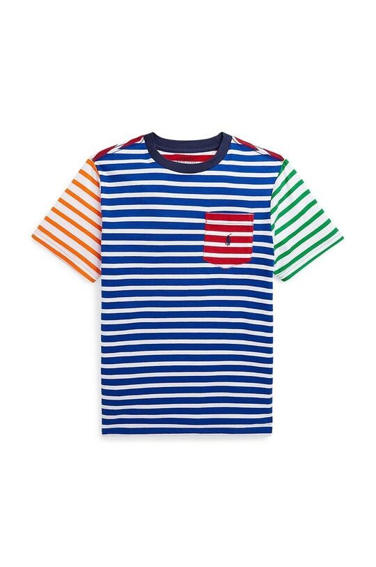 

Хлопковая футболка для детей Polo Ralph Lauren, синий