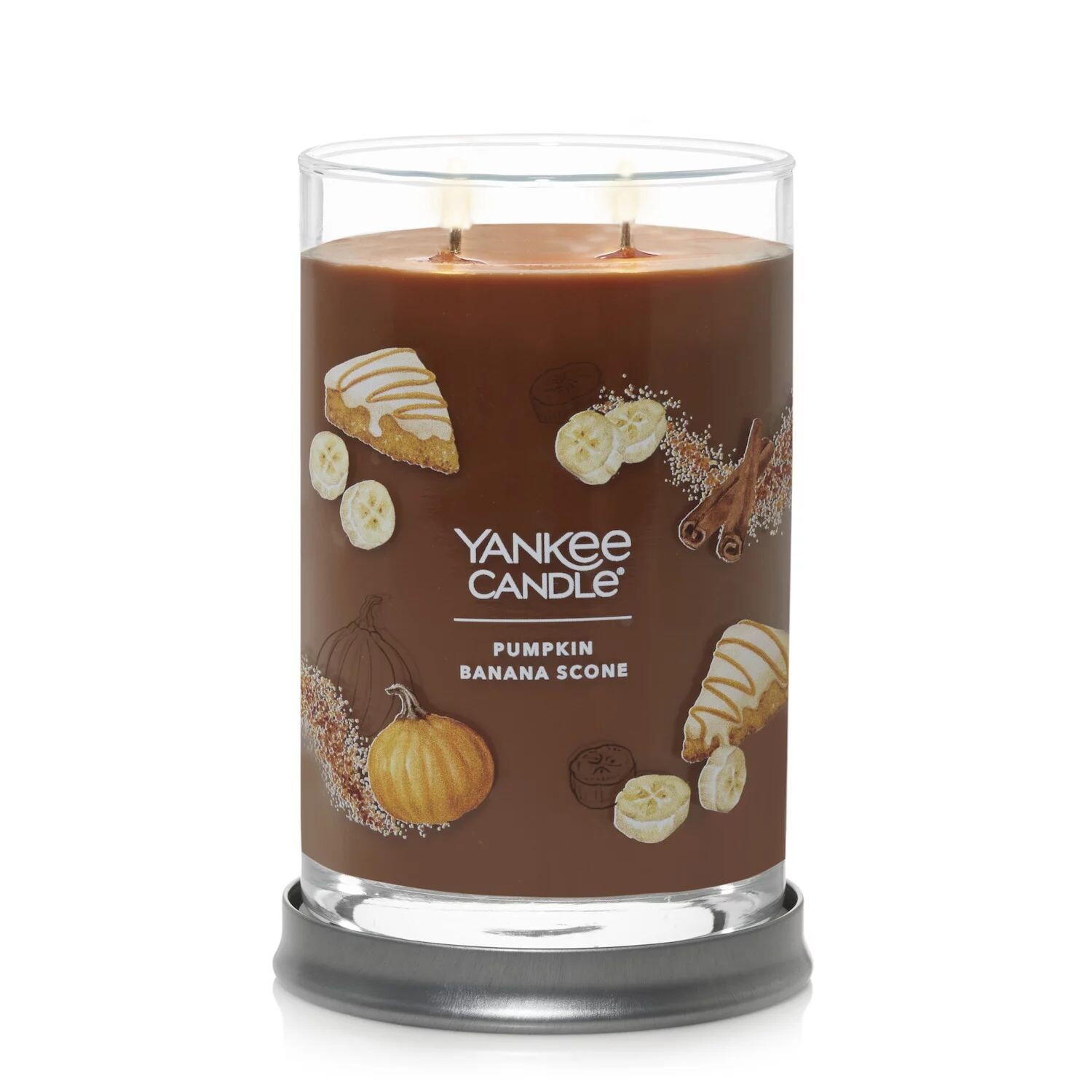 

Yankee Candle Pumpkin Banana Scone Signature, 20 унций. Свеча Баночка