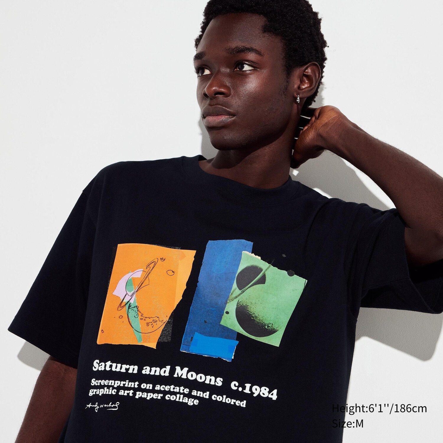 

Футболка Uniqlo Andy Worhol Ut с графикой, черный